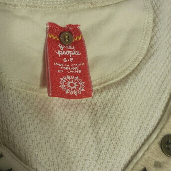 Free People Thermal Henley - Picture 2 of 4